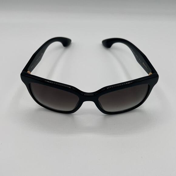 Mui Mui Black Square Sunglasses with Studded Frames - Picture 5 of 8
